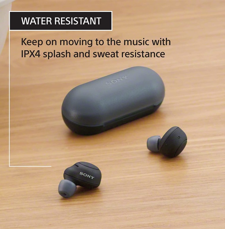 Sony WF-C500 Truly Wireless In-Ear Bluetooth Earbud Headphones with Mic and IPX4 water resistance Bl