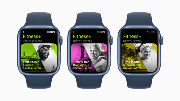 Apple Fitness Plus on Apple Watch
