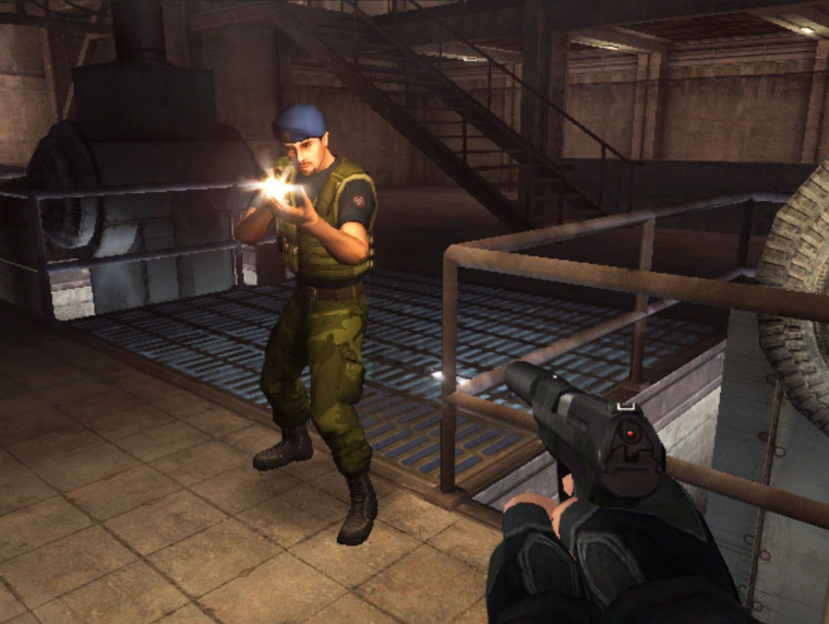This is a screenshot from GoldenEye 007