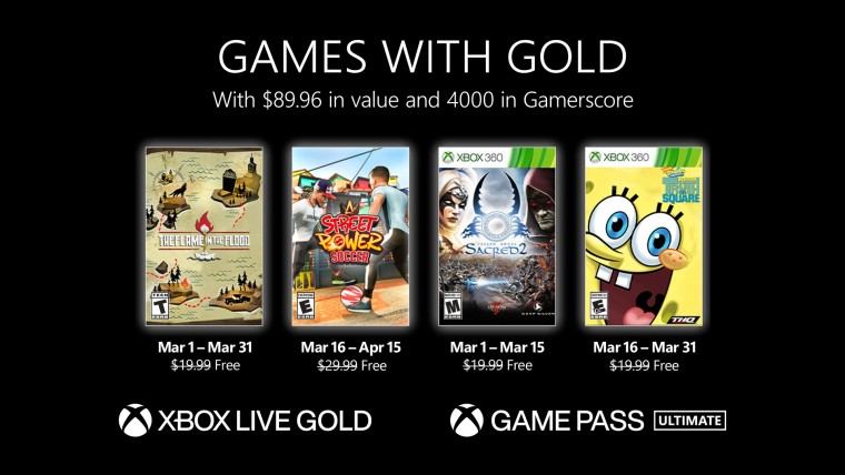 Games with Gold march