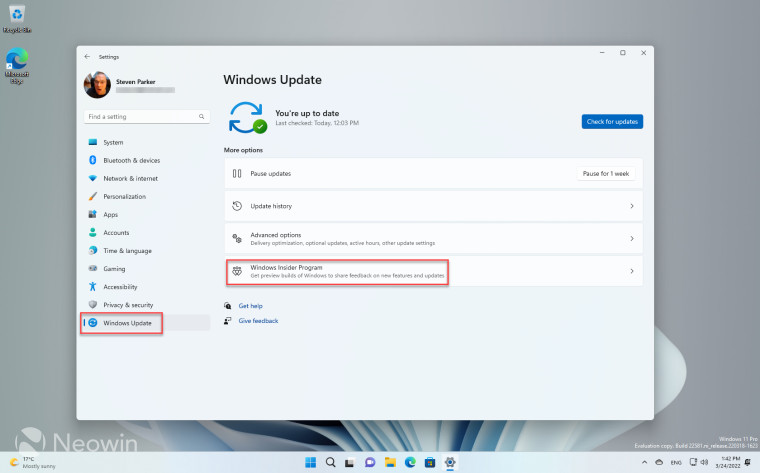 Windows 11 build 22581 screenshots