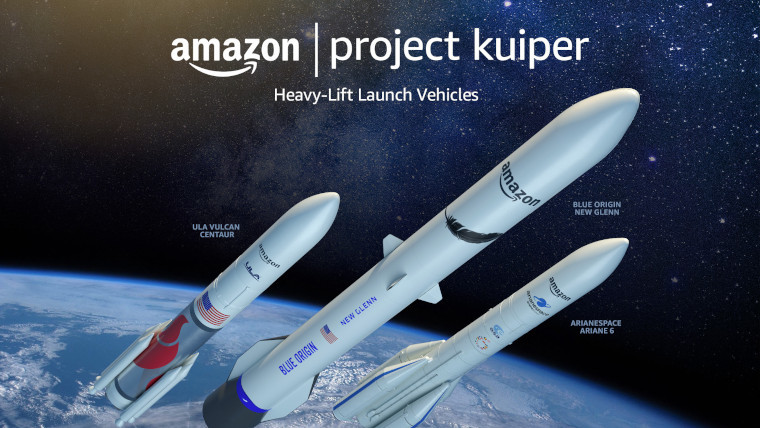 Amazon will launch internet space satellites with Arianespace, Blue Origin, and ULA - Vimarsana News