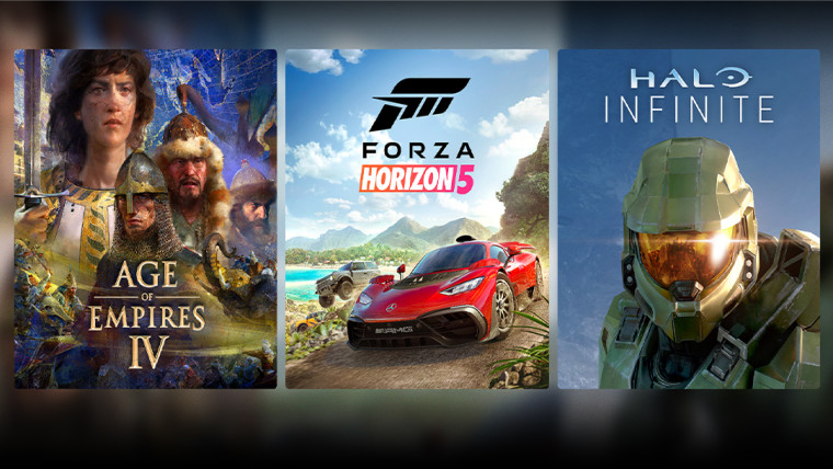 Halo Infinite Forza Horizon 5 and Age of Empires IV