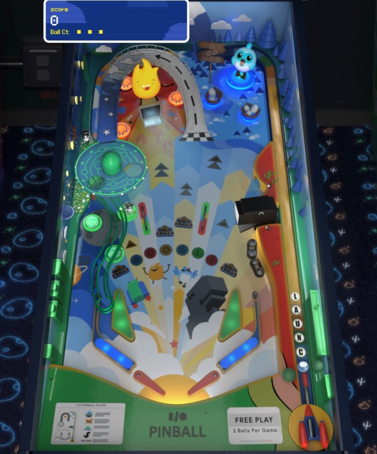 Google Pinball game blurs distinction between installed apps and web apps on Android and iOS