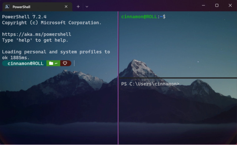 You can now use one image for multiple panes in Windows Terminal Preview 1.14 - Vimarsana News