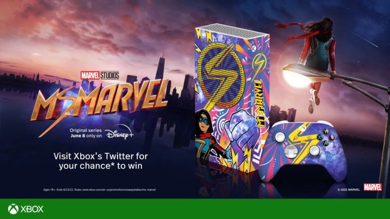 Ms. Marvel Xbox sweepstakes has a themed Xbox Series S and controller - Vimarsana News