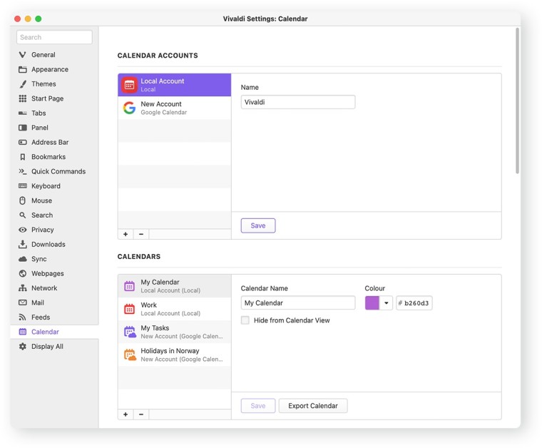 Vivaldi Mail 10 email client stable release out with Calendar and Feed Reader