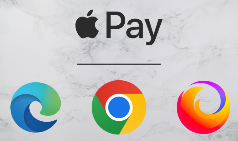 Apple Pay Chrome Edge FireFox logo