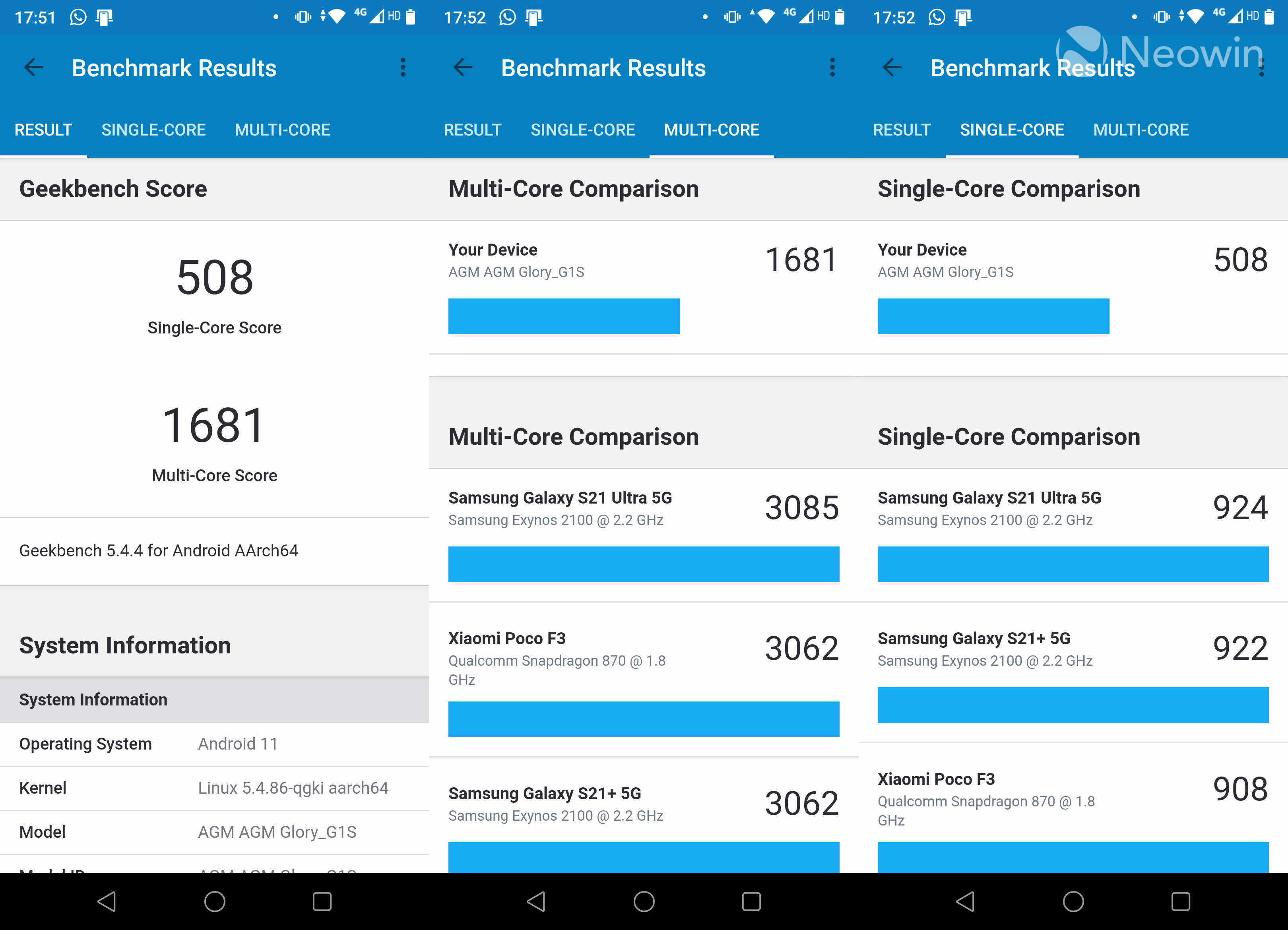 agm glory g1s screenshots