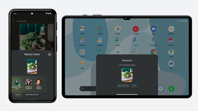 Google to update Nearby Share so you don't need to approve transfers on your own devices - Vimarsana News