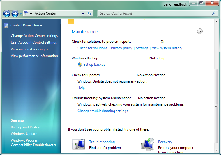 Windows 7 Action Center Overview Neowin