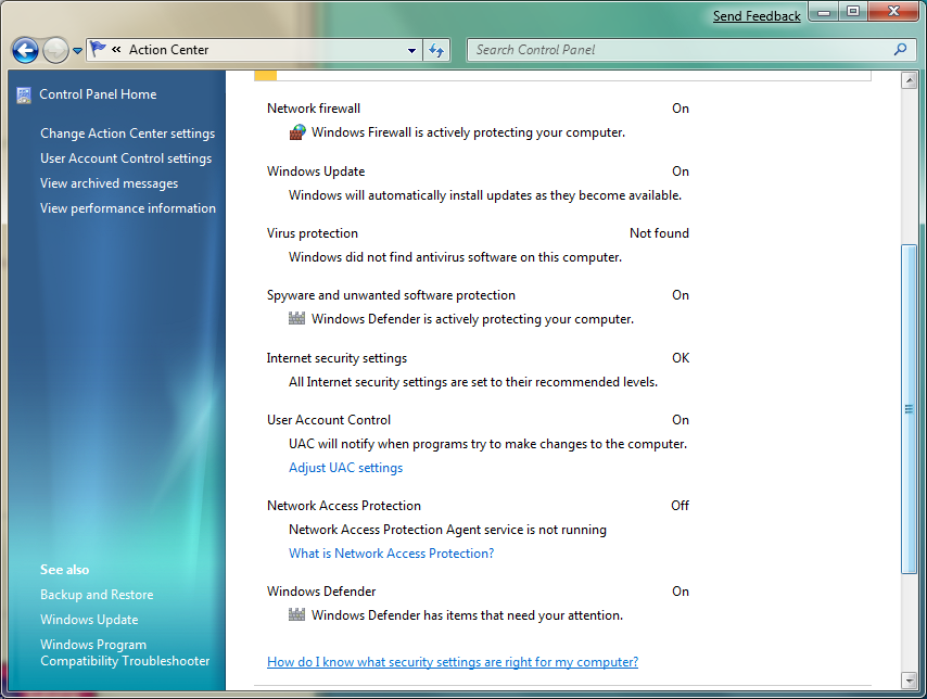 Windows 7 Action Center Overview Neowin