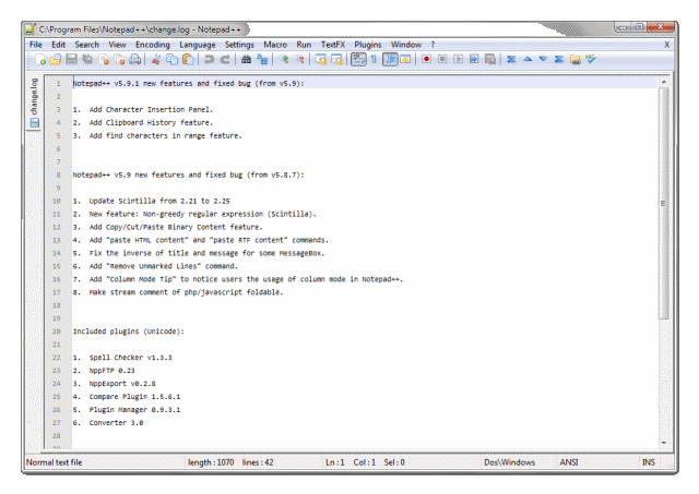 Notepad++ v5.9.1 - Neowin